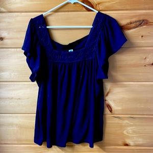 Navy blue old navy top